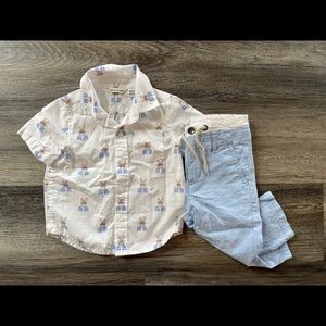 Janie & Jack boys Easter outfit